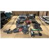 Image 1 : DELTA 23-660C BENCH GRINDER & LARGE GROUP OF ASSORTED ELECTRIC POWER TOOLS