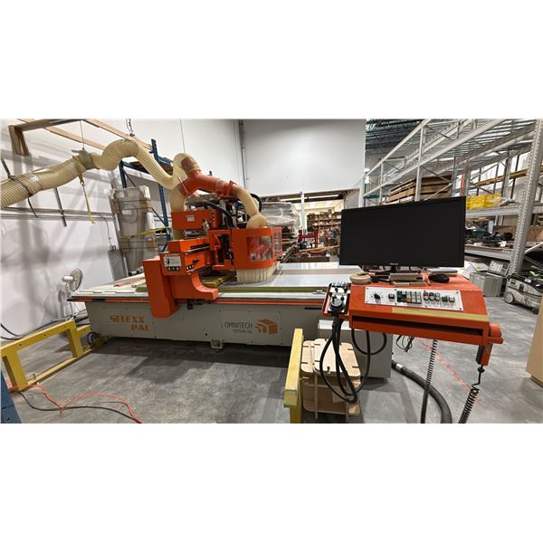 OMNITECH SYSTEMS SELEXX/PAL INDUSTRIAL 5' X 10' HIGH PERFORMANCE WOODWORKING NESTING CNC ROUTER