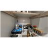 Image 2 : CABINET WITH ASSORTED TOOLING, HARDWARE & TOOLS *CABINET INCLUDED*