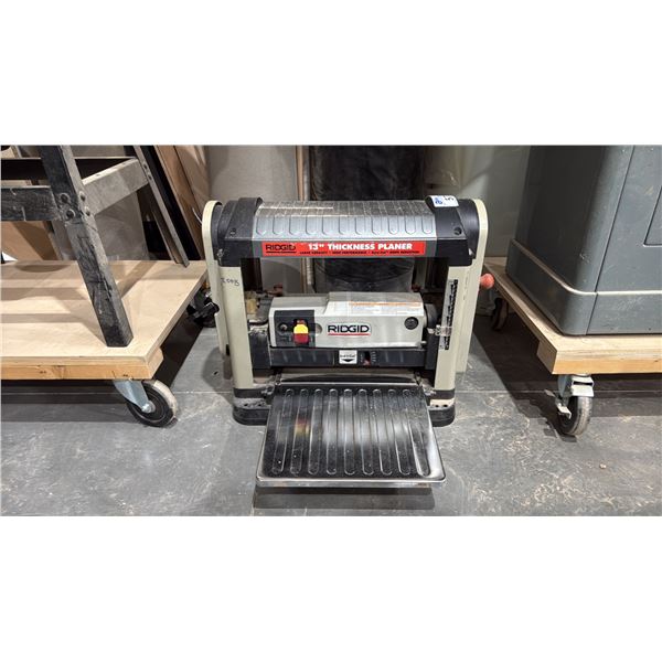 RIDGID BENCHTOP 13" THICKNESS PLANER