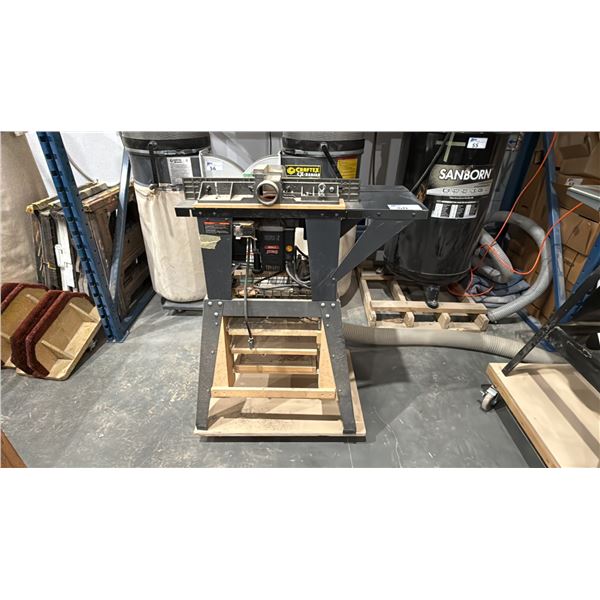 FREUD FT2000E ROUTER WITH TABLE AND STAND ON MOBILE CART