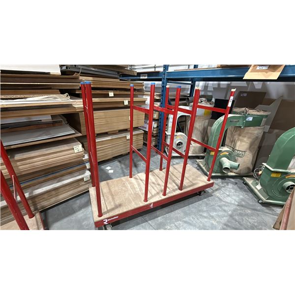 RICHELIEU RED METAL LATERAL PART CART
