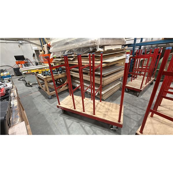 RICHELIEU RED METAL LATERAL PART CART