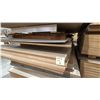 Image 4 : LARGE GROUP OF ASSORTED SIZED MDF PLYWOOD SHEETS, MOSTLY FINISHED, ASSORTED SIZES, ASSORTED FINISH,