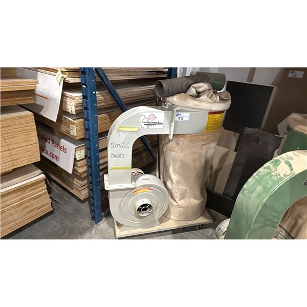 EURO-TECH INDUSTRIAL SINGLE BAG MOBILE DUST COLLECTOR