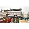 Image 2 : 2 BAYS OF BLUE PALLET RACKING W/PLYWOOD DECK SHELVING -(3) 12' UPRIGHTS AND (8) 9' SIDE RAILS