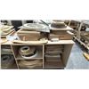 Image 5 : LARGE GROUP OF ASSORTED EDGE BANDING MATERIAL, 2 CABINETS & 2 DOLLYS INCLUDED
