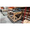 Image 3 : WOODEN MOBILE SHOP TABLE *LAST DAY REMOVAL* *CONTENTS NOT INCLUDED*