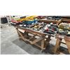Image 2 : WOODEN MOBILE SHOP TABLE *LAST DAY REMOVAL* *CONTENTS NOT INCLUDED*