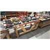 Image 1 : WOODEN MOBILE SHOP TABLE *LAST DAY REMOVAL* *CONTENTS NOT INCLUDED*