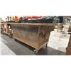 Image 3 : WOODEN MOBILE SHOP TABLE *LAST DAY REMOVAL* *CONTENTS NOT INCLUDED*