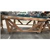 Image 2 : WOODEN MOBILE SHOP TABLE *LAST DAY REMOVAL* *CONTENTS NOT INCLUDED*