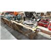 Image 1 : WOODEN MOBILE SHOP TABLE *LAST DAY REMOVAL* *CONTENTS NOT INCLUDED*