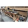Image 2 : WOODEN MOBILE SHOP TABLE *LAST DAY REMOVAL* *CONTENTS NOT INCLUDED*