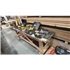 Image 4 : WOODEN MOBILE SHOP TABLE *LAST DAY REMOVAL* *CONTENTS NOT INCLUDED*