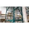 Image 2 : SINGLE BAY OF BLUE PALLET RACKING WITH MESH DECKING-(2) 16' UPRIGHTS AND APPROX (6) 8' 8" SIDE RAILS