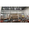 Image 1 : 6 BAYS OF WHITE PALLET RACKING WITH MESH DECKING -(8) 15' UPRIGHTS AND APPROX (35) 12' SIDE RAILS