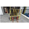 Image 6 : HYSTER E60XM-33 YELLOW ELECTRIC FORKLIFT WITH 42" FORKS, SIDE SHIFT, 3 STAGE MAST, 760 HOURS,