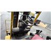 Image 9 : HYSTER E60XM-33 YELLOW ELECTRIC FORKLIFT WITH 42" FORKS, SIDE SHIFT, 3 STAGE MAST, 760 HOURS,