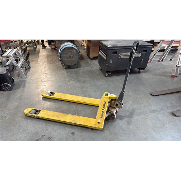 TOTAL SOURCE YELLOW 5500LB CAPACITY PALLET JACK
