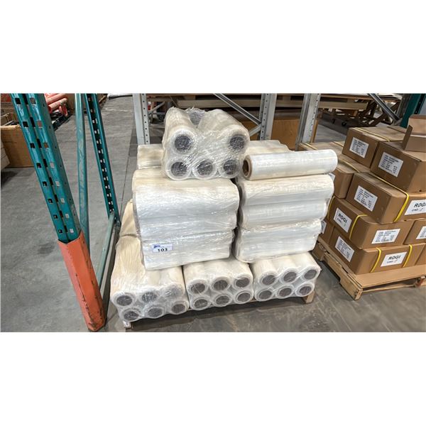 PALLET OF STRETCH WRAP, APPROX 66 ROLLS