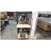 Image 1 : DELTA 14-070C 14" FLOOR STANDING DRILL PRESS ON MOBILE CART