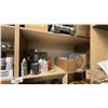 Image 3 : LARGE SHELVING UNIT AND CONTENTS- HARDWARE, PAINTS, ELECTRICAL COMPONENTS, PLUMBING COMPONENTS,