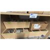 Image 6 : LARGE SHELVING UNIT AND CONTENTS- HARDWARE, SCREWS, STAPLES, RUBBER STRIPPING, NAILS, DRILL BITS
