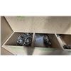 Image 7 : LARGE SHELVING UNIT AND CONTENTS- HARDWARE, SCREWS, STAPLES, RUBBER STRIPPING, NAILS, DRILL BITS