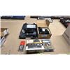 Image 1 : 3M DUST MASK, GREASE GUN ACCESSORY KIT, RICHELIEU NAILER, HUEPAR LASER LEVEL BRACKET & CAMCO