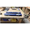 Image 1 : PAIR OF ROK DELUX SAWHORSES- 42"W, 1300LB CAPACITY, ADJUSTABLE HEIGHT 25"-32"