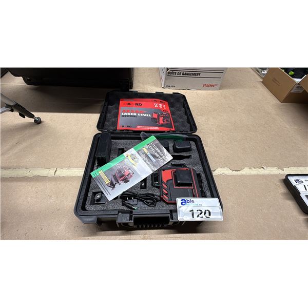 DILORD 4X360 LASER LEVEL KIT IN HARD TRANSPORT CASE