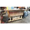 Image 2 : WOODEN MOBILE SHOP TABLE *CONTENTS NOT INCLUDED*