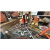 Image 5 : WOODEN MOBILE SHOP TABLE *CONTENTS NOT INCLUDED*