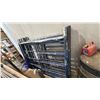 Image 2 : DRYWALLERS/PAINTERS MOBILE SCAFFOLDING SET WITH MOBILE PANEL CART