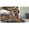 Image 1 : WORK LIGHTS, LIFTING CHAIN, PRY BARS, BOLT CUTTERS, SAW BLADES, PYLONS & MORE