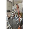 Image 1 : MASTERCRAFT 061-1065-6 HEAVY DUTY ADJUSTABLE TELESCOPIC LADDER