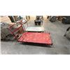 Image 1 : RED METAL 60" X 30" PLATFORM CART