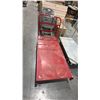 Image 2 : RED METAL 60" X 30" PLATFORM CART