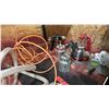 Image 2 : ASSORTED PAINT SPRAY GUNS, HOSES & (2) OSCILLATING FLOOR FANS