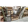 Image 1 : ASSORTED ITEMS INCLUDING; PORTABLE WOOD TABLE, SCAFFOLDING WALKWAYS & UPRIGHTS, IGLOO MINI FRIDGE &