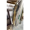 Image 2 : ASSORTED ITEMS INCLUDING; PORTABLE WOOD TABLE, SCAFFOLDING WALKWAYS & UPRIGHTS, IGLOO MINI FRIDGE &