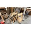 Image 1 : (8) ASSORTED 4 WHEEL TRANSPORT DOLLY'S