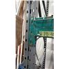 Image 2 : APPROX 12' SECTION OF PALLET RACKING INCLUDES; 2 UPRIGHTS, 6 CROSS BEAMS & 9 MESH PLATFORMS *BOLTED