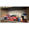Image 4 : 4 SHELVES OF ASSORTED ITEMS INCLUDING; PANASONIC MICROWAVE, KEURIG COFFEE MAKER, LAVAZZA COFFEE