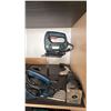 Image 3 : SHELF OF ASSORTED TOOLS INCLUDING; SKILSAW CIRCULAR SAW, RYOBO PLANER, JIGSAW & MORE