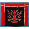 Image 1 : Kwagiulth Button Blanket ca. 1960's - Tree of Life Design Made by Mabel Knox - Has Been Danced In Ma