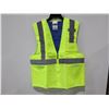 Image 1 : CHILL-ITS #6668 SAFETY COOLING VEST, MED, HIGH VISIBILITY LIME-YELLOW
