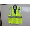 Image 1 : CHILL-ITS #6668 SAFETY COOLING VEST, MED, HIGH VISIBILITY LIME-YELLOW