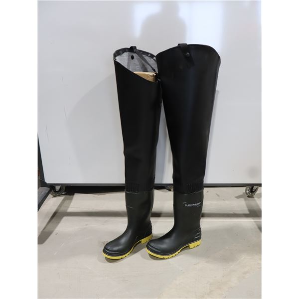 DUNLOP WADER STEEL TOE BOOTS SIZE:6